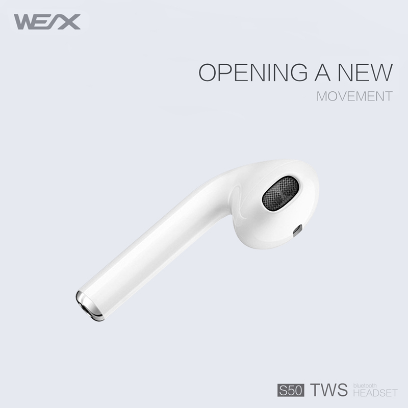 WEX S50 TWS Earphones ، سماعات ستريو لاسلكية حقيقية